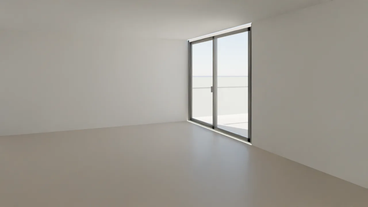 Living: 3D from the plan